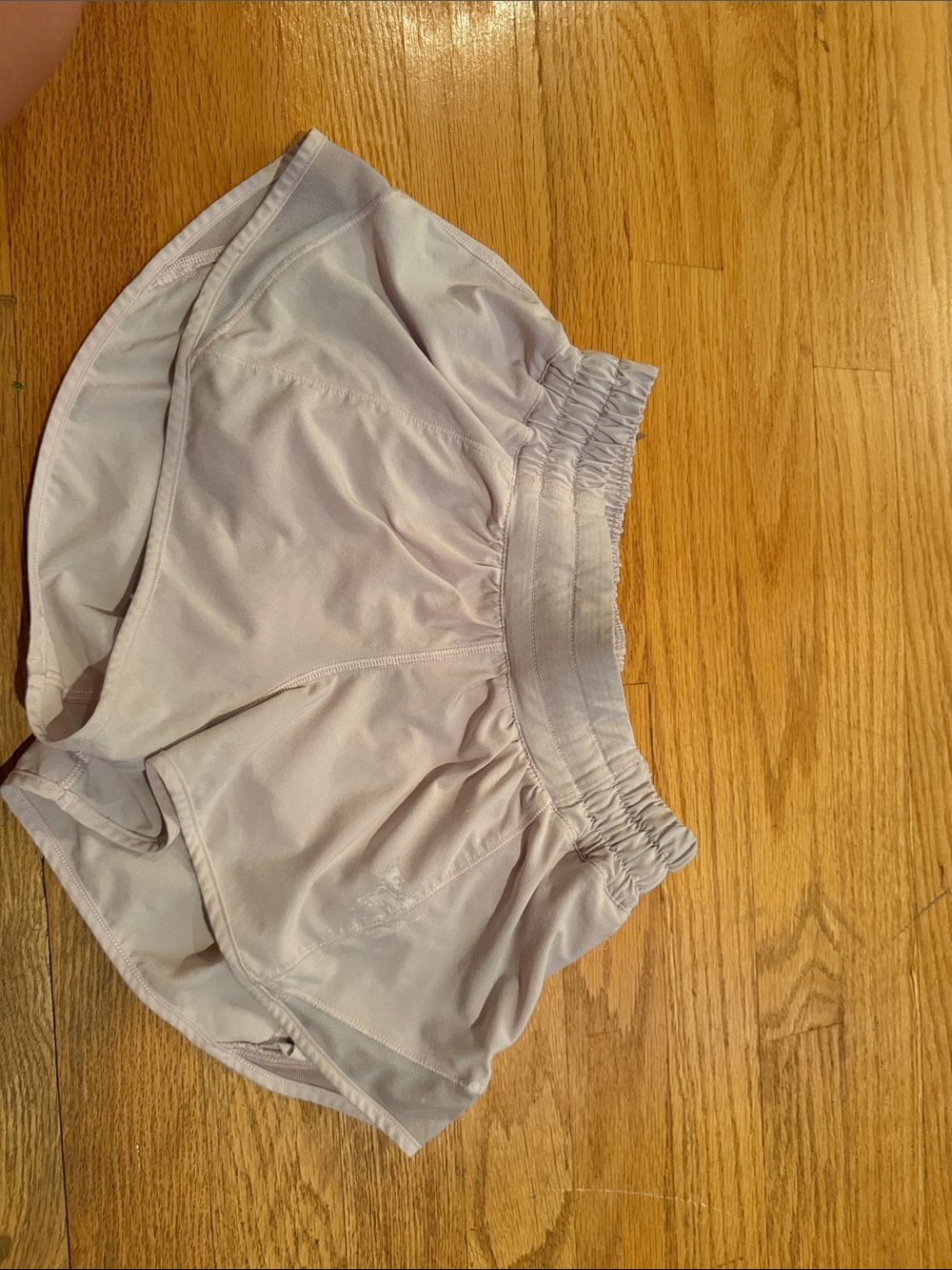 lululemon athletica Light Gray Athletic Running Shorts